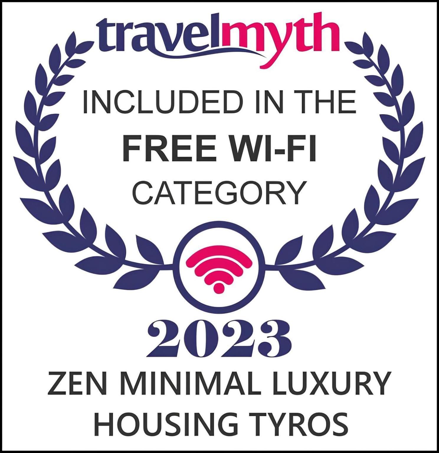 Zen Minimal Luxury Housing Tyros Villa Eksteriør bilde